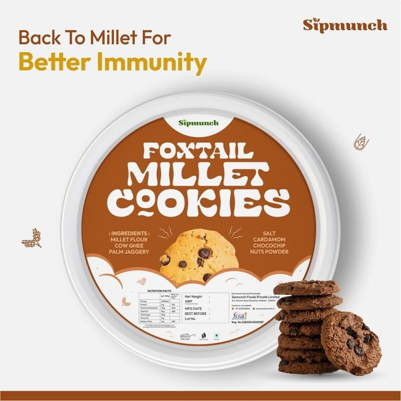 foxtail millet cookies