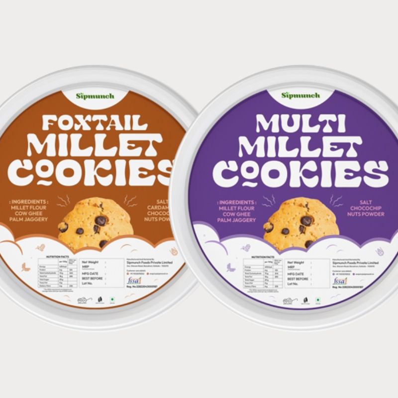 foxtail millet multi millet cookies combo pack